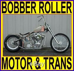 100 Motor & Transmission Rigid Bobber Chopper Rolling Chassis Complete Bike Kit