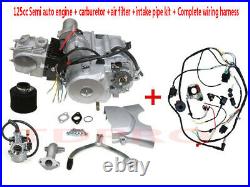 125CC Engine Motor Semi Auto Reverse ATV QUAD BUGGY GO KART 4 WHEELERS COOLSTER