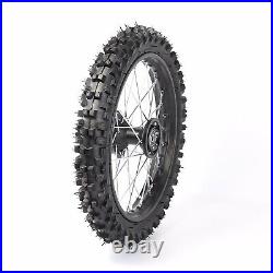 14 Front Wheel Forks Triple Tree 60/100-14 Tyre Rim Disc Brake Kit Dirt Bike