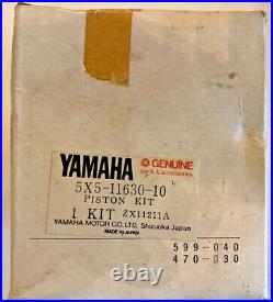 1982 YZ250 1STO/S (0.25) PISTON KIT, 5X5-11630-10, Genuine Yamaha Parts NOS, RP269