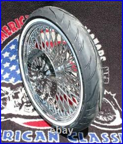 21 3.5 52 Mammoth Fat Spoke Front Wheel Tire Package 08-2020 Harley Touring ABS