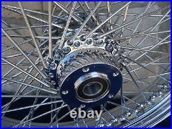 21 X3.5 80 Spoke Wheel Shinko White Wall Tire Kit Harley Touring Bagger 00-07