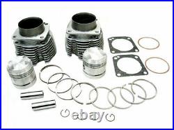 2 Dnepr cylinder ALU m. Piston rings completely Dneper Dnieper Cossack