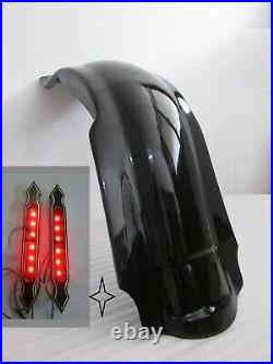 4 Bagger Stretched Extended Rear Fender Cover 4 Harley Touring Road King Glide
