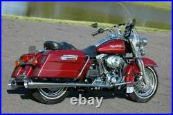 4 Chrome Megaphone Slip-On Mufflers Exhaust Pipes 1995-2016 Harley Touring