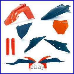 Acerbis Full Plastics Kit Blu Orange Ktm XC 250 Tpi 2022 22