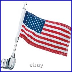 Antenna Flag Mount with a American Flag For Honda Goldwing GL1800