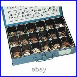 Assorted Copper Washers 390 Pcs