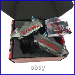 BREMBO 108 mm M4 Radial Cast Forged Calipers Kit 220A39710 with Brake Pads