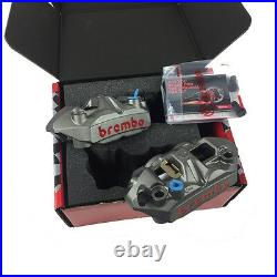 BREMBO 108 mm M4 Radial Cast Forged Calipers Kit 220A39710 with Brake Pads