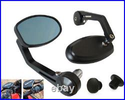 Bar End Mirrors with Blanking Plugs for Ducati Diavel and X-Diavel Models
