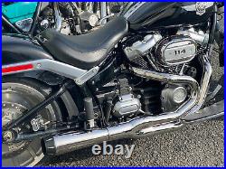 Bassani Road Rage 3 2 Into 1 Chrome Exhaust System Pipe M8 Harley Softail 18+