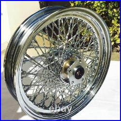 Chrome 16 X 3 80 Twisted Spoke Rear Wheel Rim Harley Softail Dyna Sportster FXR