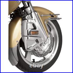 Chrome Front Caliper Covers Sleek and Sporty for the Honda Goldwing GL1800