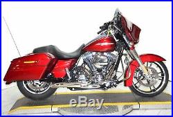 Chrome High Output Adjustable 2 into 1 Exhaust Pipe Header Harley Touring Bagger