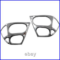Chrome Saddlebag Lens Grilles For Honda Goldwing GL1800