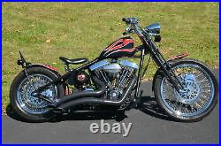 DNA 2 Under 20 Black Springer Front End Harley Sportster Chopper Softail Dyna