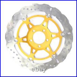 EBC MD4022XC Motorcycle Motorbike Front Left Brake Disc Gold / Silver 320mm