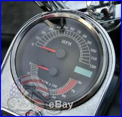 Electronic Analog Speedometer Speedo Tachometer Tach Combo Drop In Harley FXST