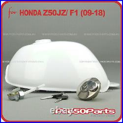Fuel Tank White Gloss Colour for Honda Monkey Bike Z50JZ Z50F1 2009-18
