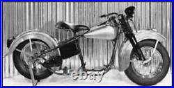 Harley Davidson 1947 Knucklehead Rolling Chassis Kit Handshift Chrome Bullneck