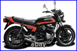 Honda CB750K CB750F CB750C CB900F Stainless 4-1 Exhaust Cafe Racer Muffler 79-82