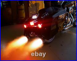 Hot Licks Exhaust Flamethrower Single Exhaust Kit for Motorcycles All Vehicles