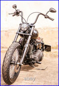 LED SCHEINWERFER 5,75 mit Standlicht Harley Davidson DYNA Street Bob CHROME