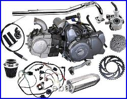 Lifan Racing 125cc Engine Motor Kit Semi Auto for Honda Trail CT70 CT90 110 Z50