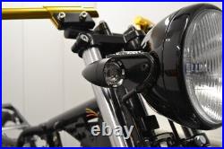 Motorcycle Indicators Driving Lights DRL Integrated LED Billet Aluminium PAIR