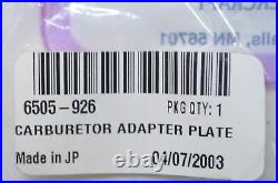 OEM Arctic Cat 6505-926 Carburetor Adapter Plate NOS