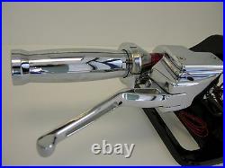 OUTLAW CHROME HANDLEBAR HAND CONTROLS With MICRO SWITCHES HARLEY