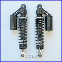 Outlaw Cycle Products Black 12.5 Piggyback Shocks Fxr Sportster Harley