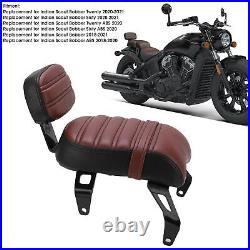 Passenger Backrest Kit Leather Motorcycle Parts Smooth For Upgrade