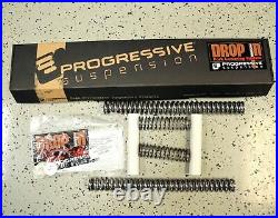 Progressive Drop In Front Fork Lowering Kit Harley 41mm Touring Softail 84-2017