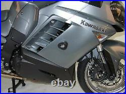 R&G Aero Crash Protectors Black for Kawasaki GTR1400 Concours 2007 2008 2009