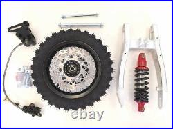 Rear Swingarm Shock 10 Wheel Tire Disc Brake Kit Coolster Pit Dirt Bike I Re05