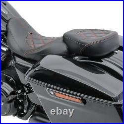 Set comfort seat for harley touring 09-20 rh3 sr + protects side tank gri