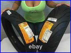 Two Tire Set 120/70zr17 & 180/55zr17 Continental Sport Bike Motorcycle Tires