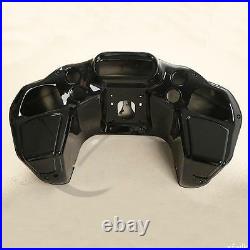 Vivid Black Injection ABS Inner & Outer Fairing For Harley Road Glide 1998-2013